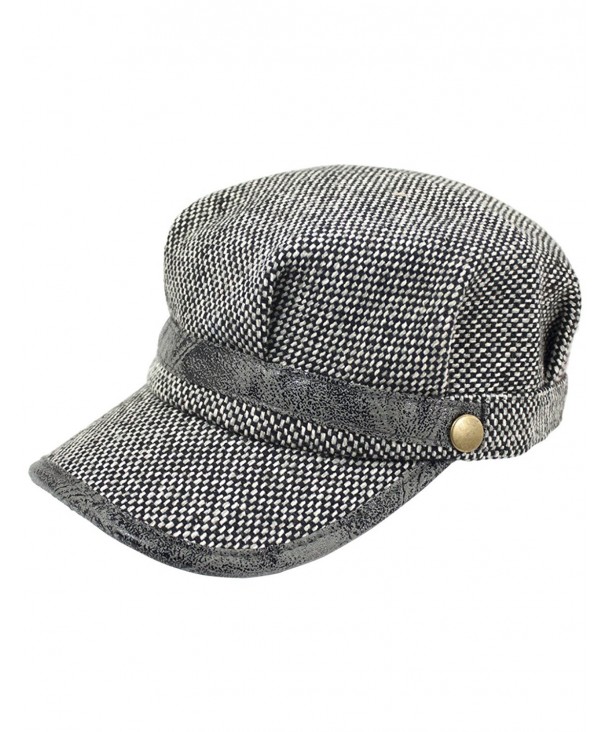 Dahlia Women's Wool Blend newsboy Cap Hat - Gray - CV128RMYB4Z
