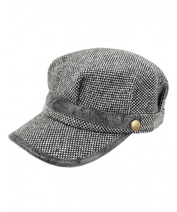 Women's Wool Blend newsboy Cap Hat Gray CV128RMYB4Z