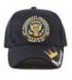 The Hat Depot Exclusive 58th Presidential Inauguration Signature 45th president cap - Black - CG12NAXN64W