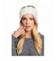 Womens Winter Knitted Headband - Crochet Twist Hair Band Headwrap Hat Cap Ear Warmer - 2 Beige - CZ188KNGYU2