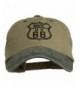 US Route 66 Embroidered Pigment Dyed Washed Cap - Khaki Black OSFM - C111ONZ19AT