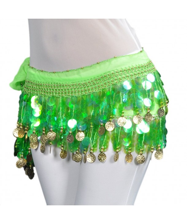 Belly Dance Hip Scarf Skirt Wrap With Paillettes Christmas Gift Idea ...