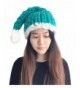 Elezay Christmas Warm Chunky Slouchy Knit Beanie Santa Hat - Green - C6187MA648Y
