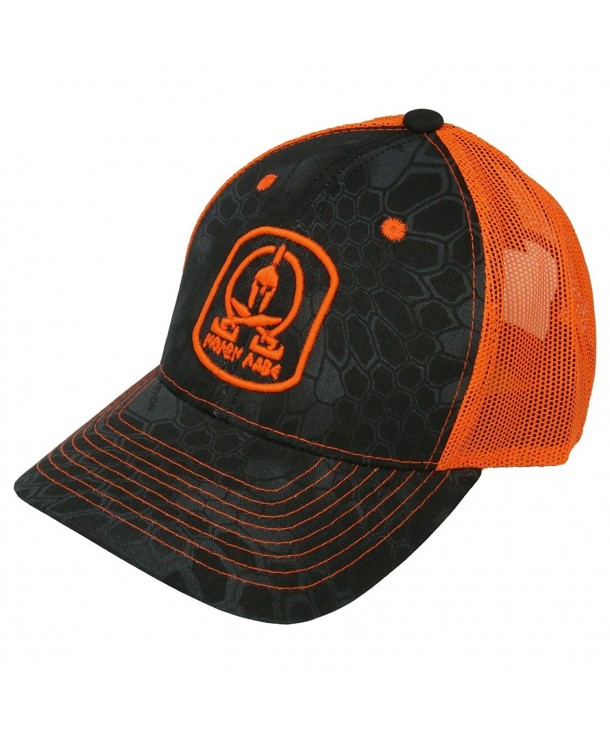 Armed American Supply Molon Labe Orange Kryptek Camo Hat With PVC Patch - CG12MAG933A