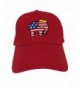 Caps.Co Donald Trump Hats - Make America Great (Red Trump Hair on Republican) - C8120WLK1H5
