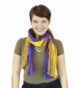 Belle Donne - Women's Cozy Scarf - Mix of Elegant Styles - Light Weight Scarves Shawls Wraps - Yellow-purple - C111L7JTC6D