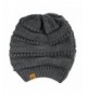 Bowbear Winter Knit Beanie Charcoal in Fashion Scarves