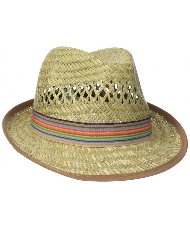 San Diego Hat Company Women's Panama Hat With Grosgrain Trim - Natural/Multi - C6126AORV25