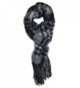 Ted and Jack - Jack's Classic Oversized Cashmere Feel Tartan Plaid Wrap/Scarf - Grey Classic - CN188DUGDWL