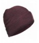 FORBUSITE Men Women Ribbed Knitted Daily Long Beanie - Red with Black - CE127TTHKZT