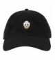 Panda Embroidered Dad Hat Baseball Cap Polo Style Adjustable - Black - CB12O9YYZ6A
