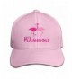 Pink Flamingo Baseball Cap Snapback Hat - Pink - CA12GNIUOYB