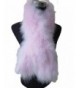 Real Ostrich Feather Fur Scarf Warm fluffy - Pink - C7185UK4W67