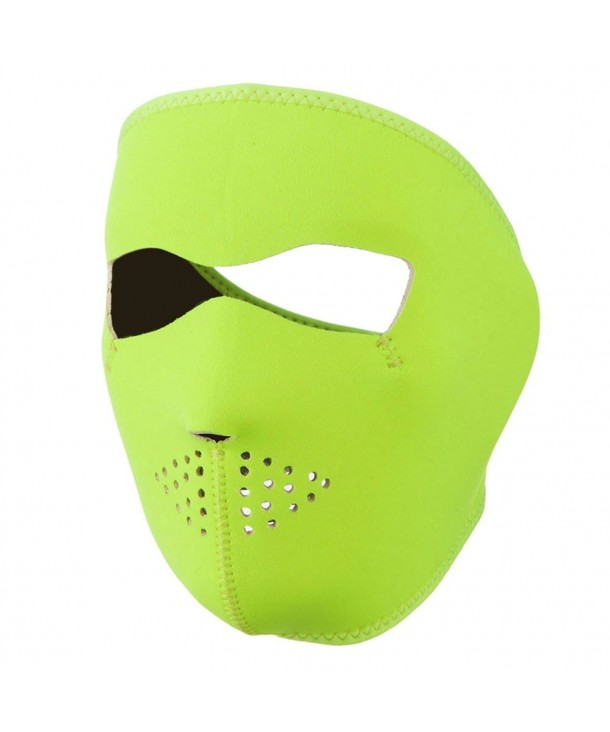 Neoprene Full Face Mask - High Visibility Lime OSFM - CP11E8TZ65F