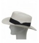 Gambler Elegant Panama Stylish hatband in Men's Sun Hats