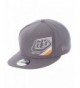Troy Lee Designs Mens Precision Snapback Adjustable Hat/Cap - Graphite - CT17YLX5TM9