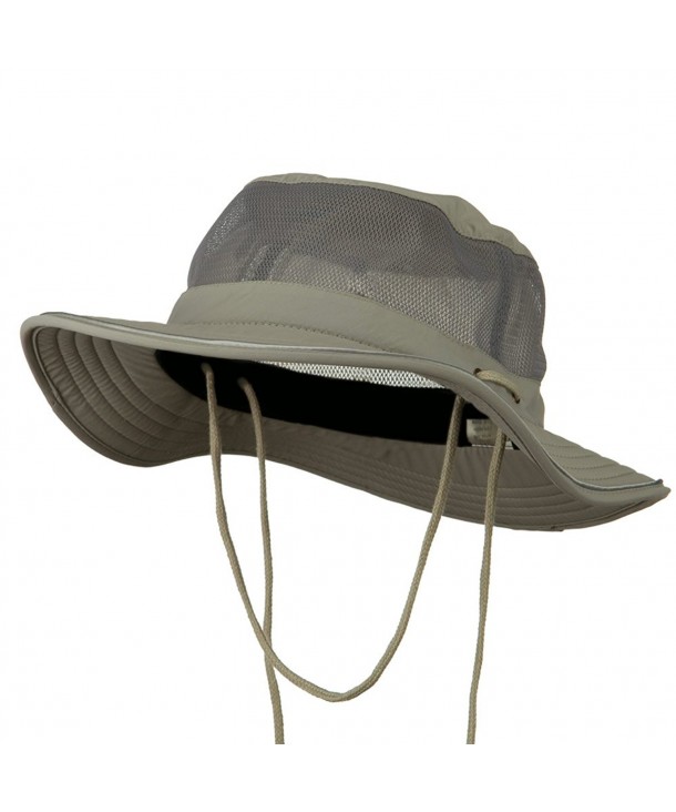 Big Size Talson UV Mesh Bucket Hat - Grey (For Big Head) - CL11H0H6KA1