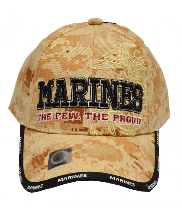 US Marines Corps Few Proud Military USA Digital Camo Camouflage Licensed Hat Cap - CL12BPTLBPT