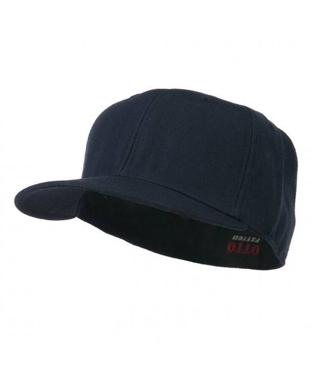 Pro Style Wool Fitted Cap - Navy - CE11LUGAXFL