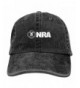 NRA National Rifle Association Unisex Adult Adjustable Retro Dad Cap - Black - CX187CUH5A7