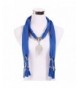 LERDU Cotton Oversized Pendant Sapphire in Fashion Scarves