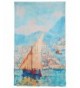ELEGNA Womens Flower Painting Sailing in Fashion Scarves