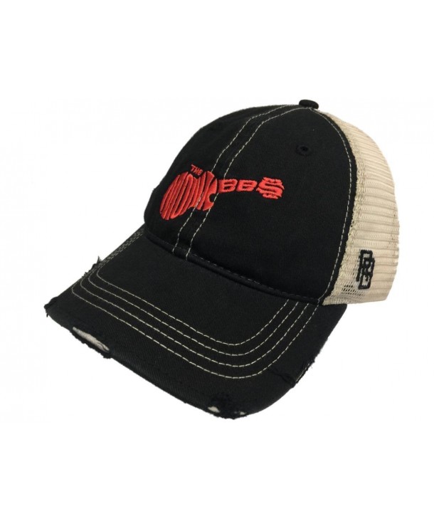 The Monkees Guitar Retro Brand Music Mesh Adjustable Snapback Trucker Hat Cap - CA184SQ6U35