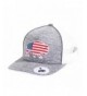 Red Dirt Hat Co. Men's Heather Grey USA Buffalo with Piping Cap - CT187CZHHMK