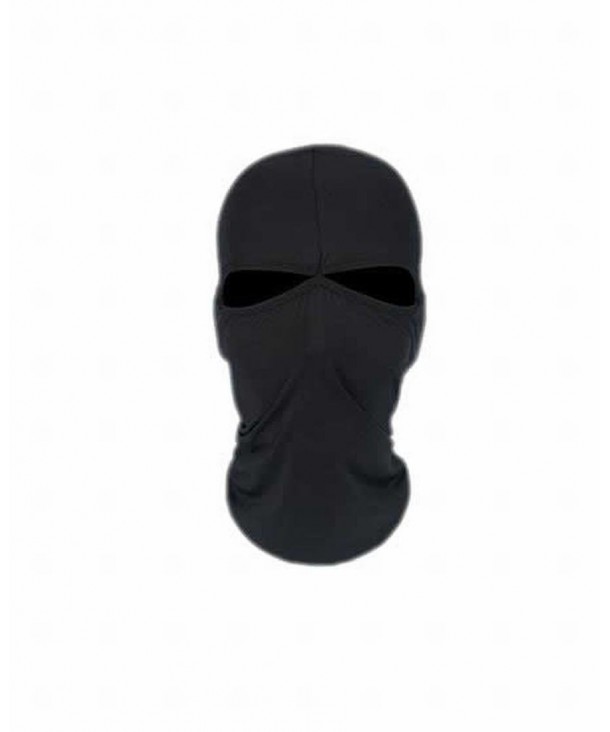 ARRIVE GUIDE Motorcycle Breathable Balaclava Headgear Tactical Running Face Mask - black - C812NTU0JDG