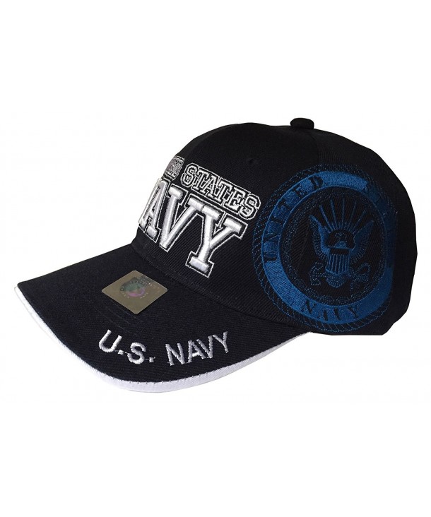 United States Navy Adjustable Baseball Cap Hat - Navy - CQ186WX2O80